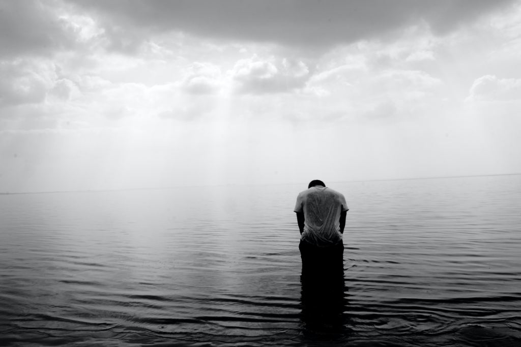 Filled with grief 